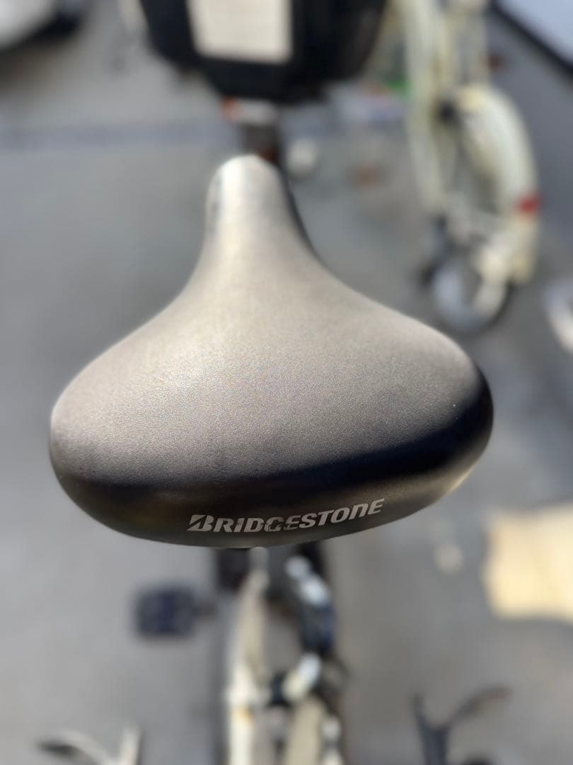 電動アシスト自転車 チャイルドシート付き グレー