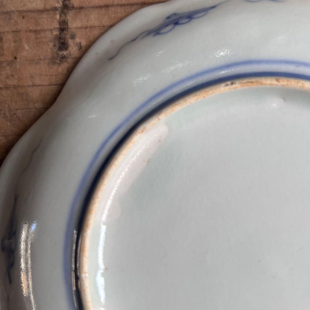 骨董　古伊万里　立雛　5寸皿　5客組