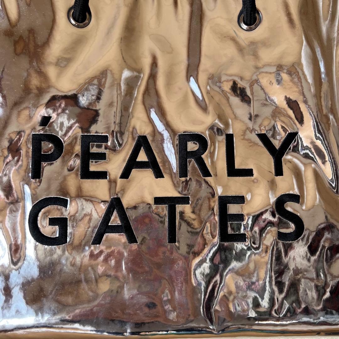 PEARLY GATES ロッカーバッグ　シルバー　トートバッグ