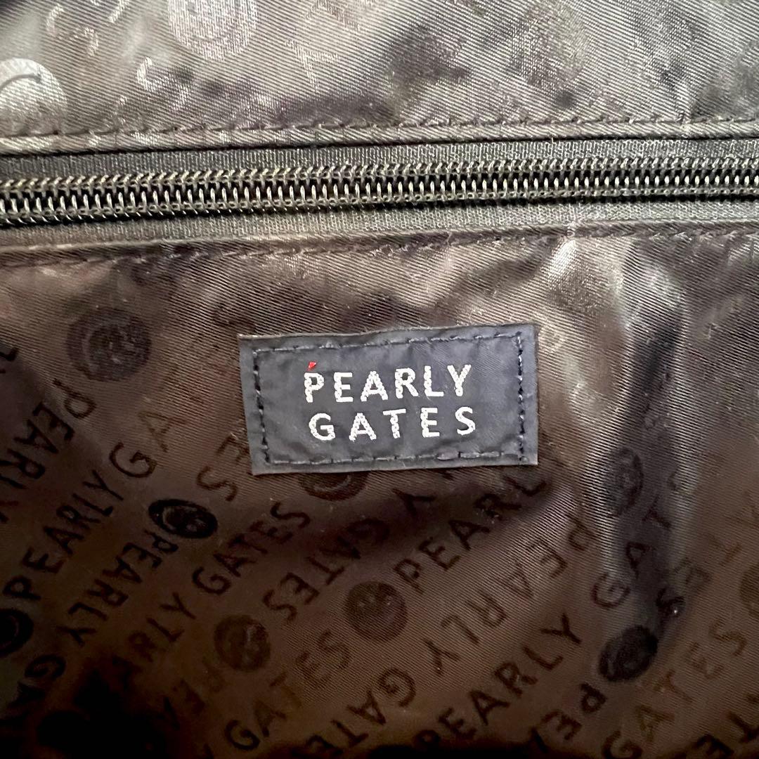 PEARLY GATES ロッカーバッグ　シルバー　トートバッグ