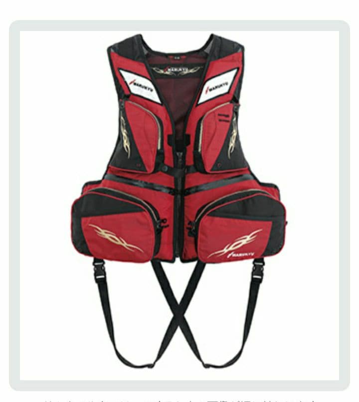 マルキューライフジャケット　新品未使用　PFD03 L2　レッド