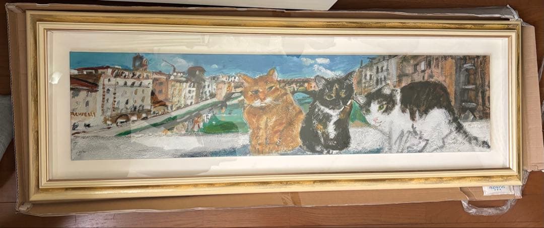 久下貴史　版画　キャンバスジクレー