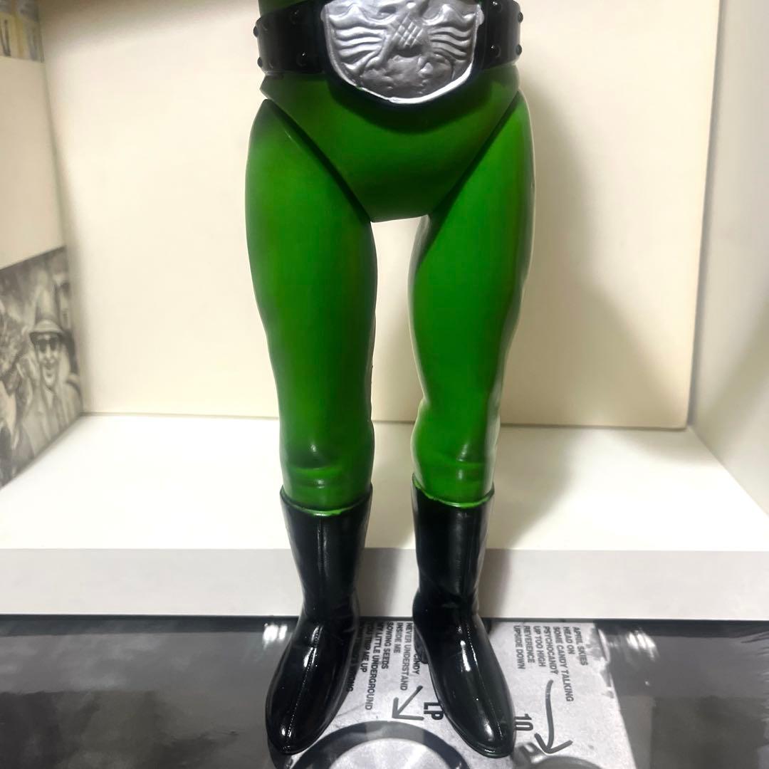 旧バンダイ製 死神カメレオン キングサイズ 美品 ソフビ フィギュア 怪人