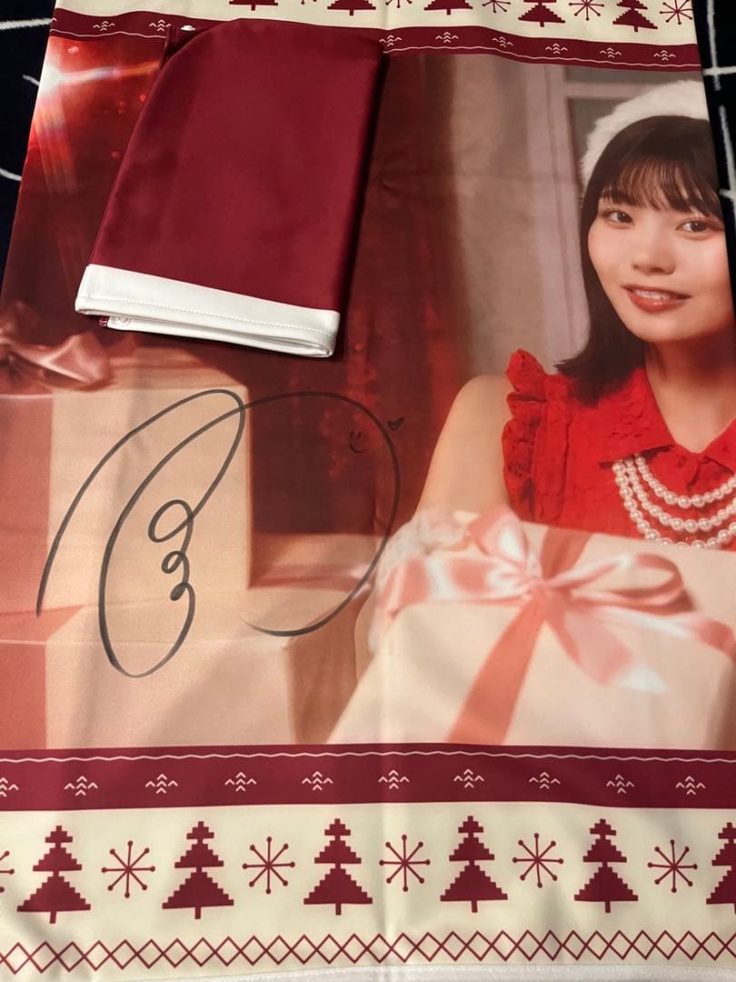 乃木坂46 中西アルノ　乃木フェス　クリスマスタオル　直筆サイン