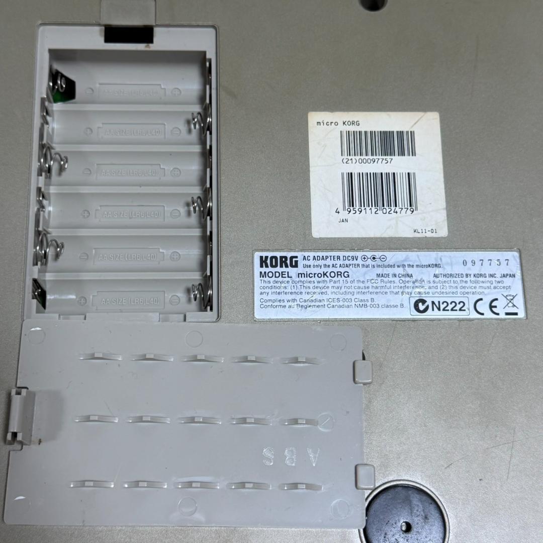 ☆ KORG microKORG 37鍵 アナログ モデリング シンセサイザー