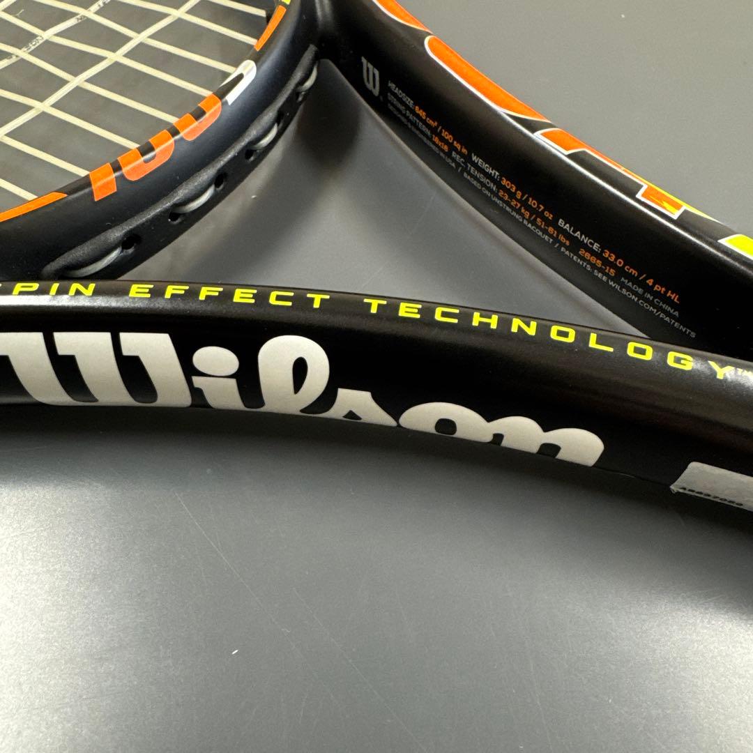 【新品ガット張上】硬式テニス ウイルソン BURN 100 S