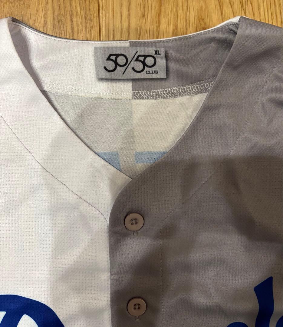 ⭐️期間限定価格⭐️大谷翔平 ホーム＆ビジターミックスハーフ サインユニフォーム