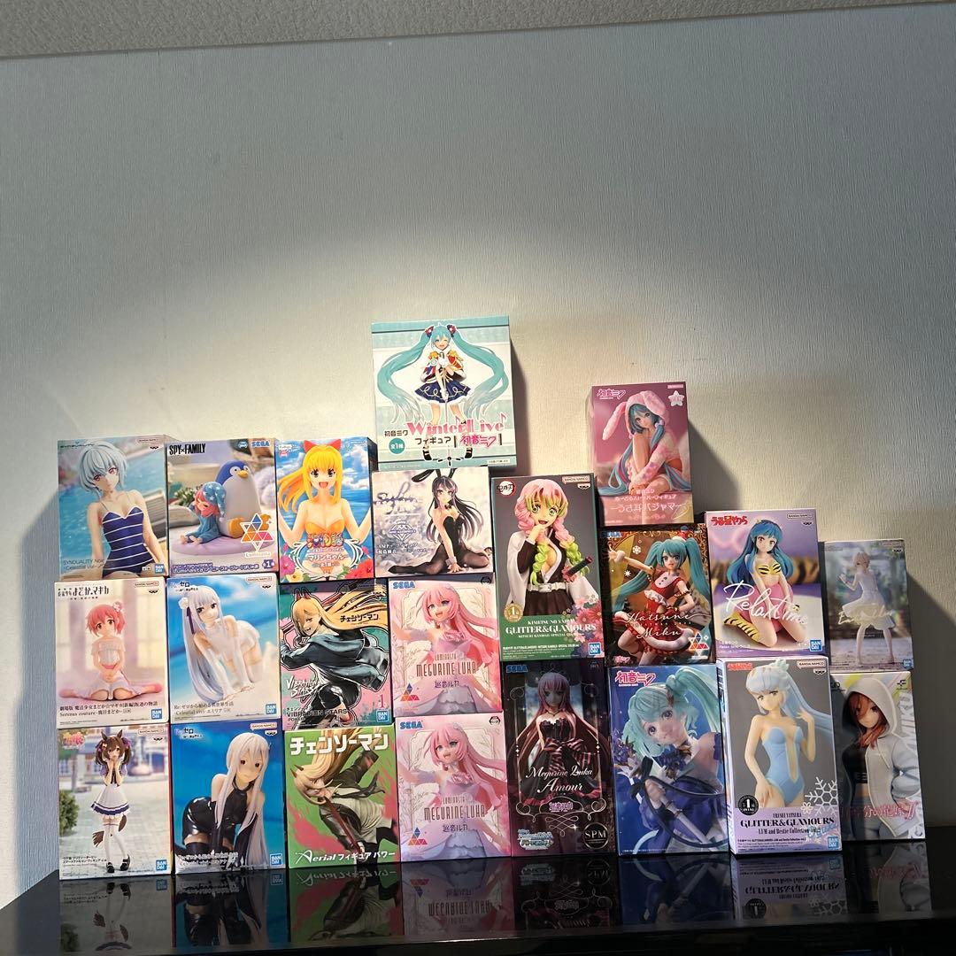 【まとめ売り】美少女フィギュア22体セット　初音ミク　チェンソーマン