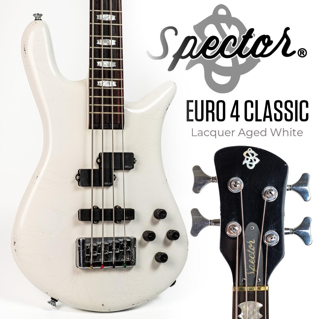 ベース Spector EURO 4 CLASSIC Lacquer AgedWhite