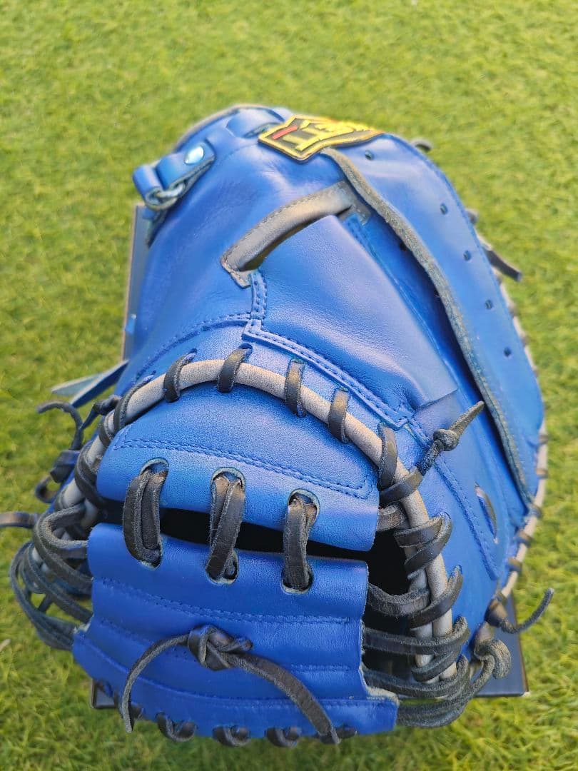 ZETT プロステイタス少年軟式用キャッチャーミット小林誠司モデルブルー　ゼット