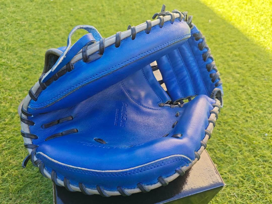 ZETT プロステイタス少年軟式用キャッチャーミット小林誠司モデルブルー　ゼット