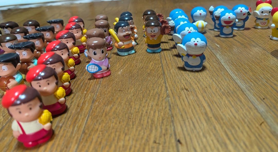 61個セット サントリー ドラえもん 非売品 指人形 まとめ売り 当時物