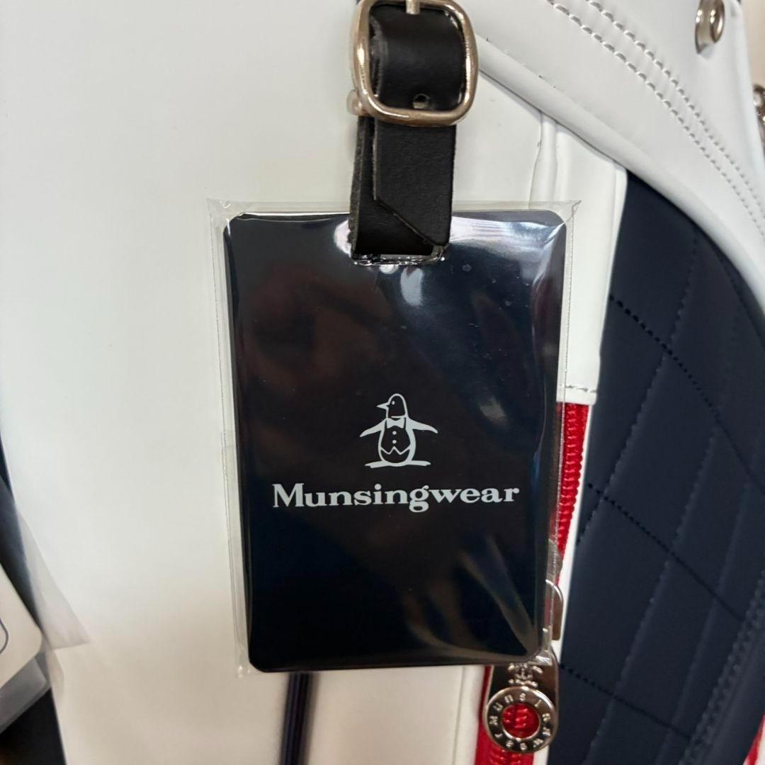 【新品】マンシングウェア　ビッグロゴキャディバッグ