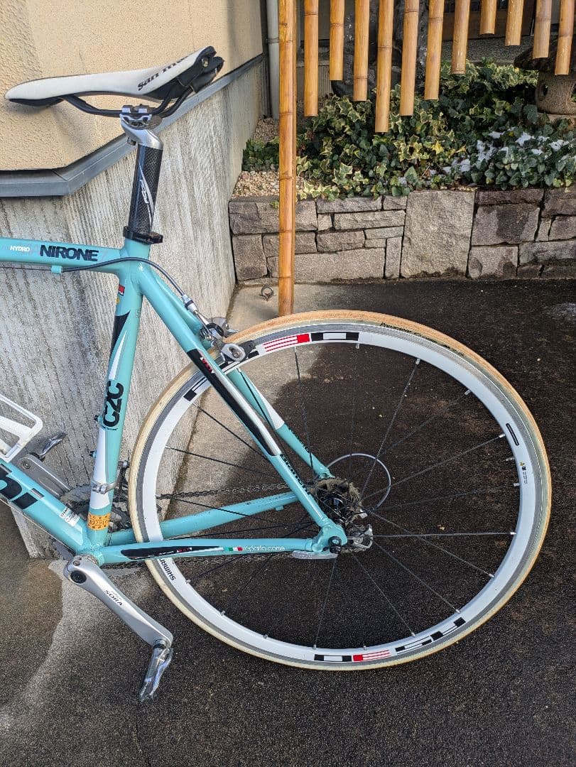 【★09式年美品★】Bianchi carbonロードC2C Nirone