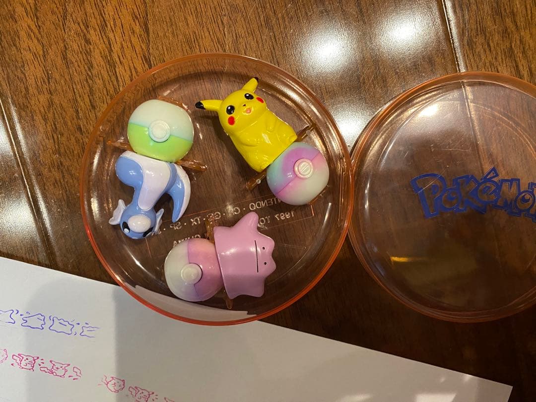 激レア1997年製ポケモンローラースタンプTOMY/値段未定