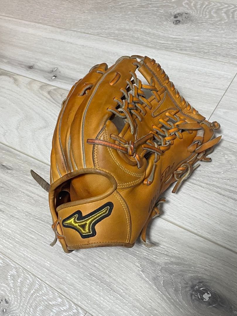 ミズノプロ 硬式グローブ オレンジ　外野手用