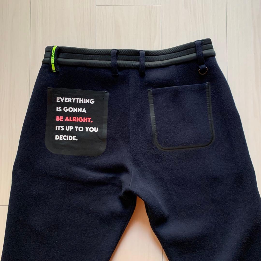 【美品】VIVA HEART ダンボールニット切り替えパンツ ゴルフウェア