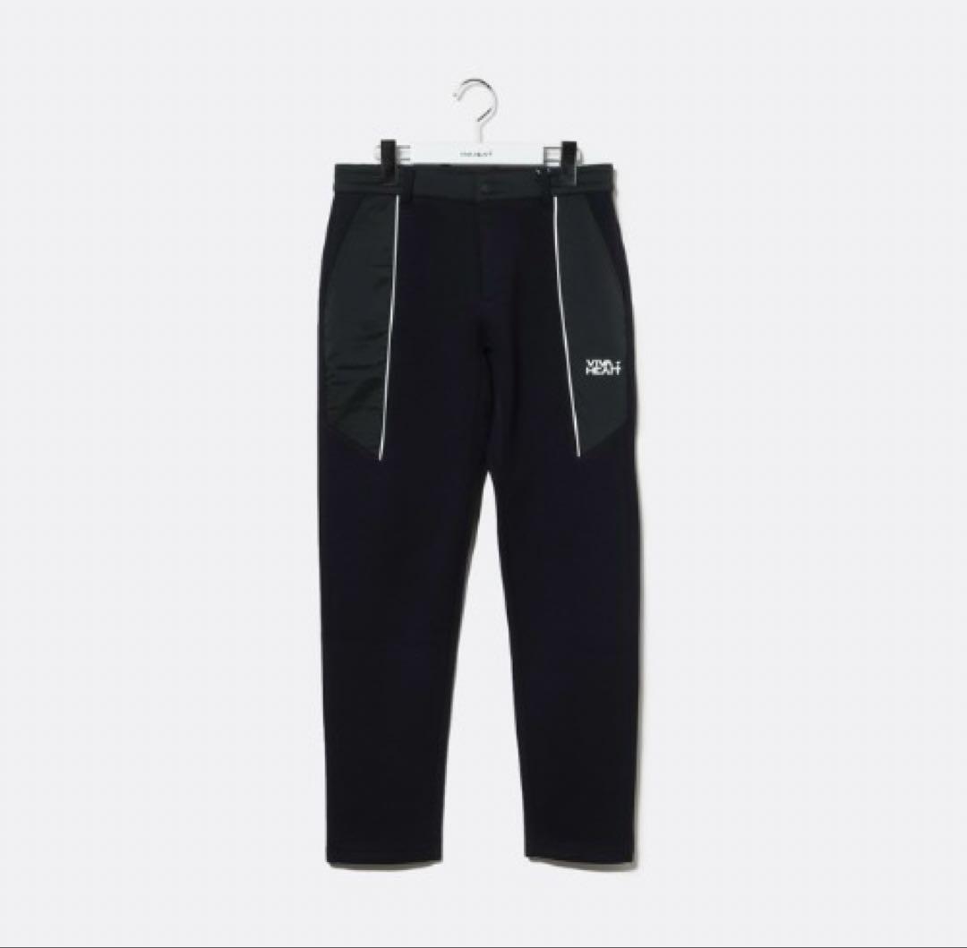【美品】VIVA HEART ダンボールニット切り替えパンツ ゴルフウェア