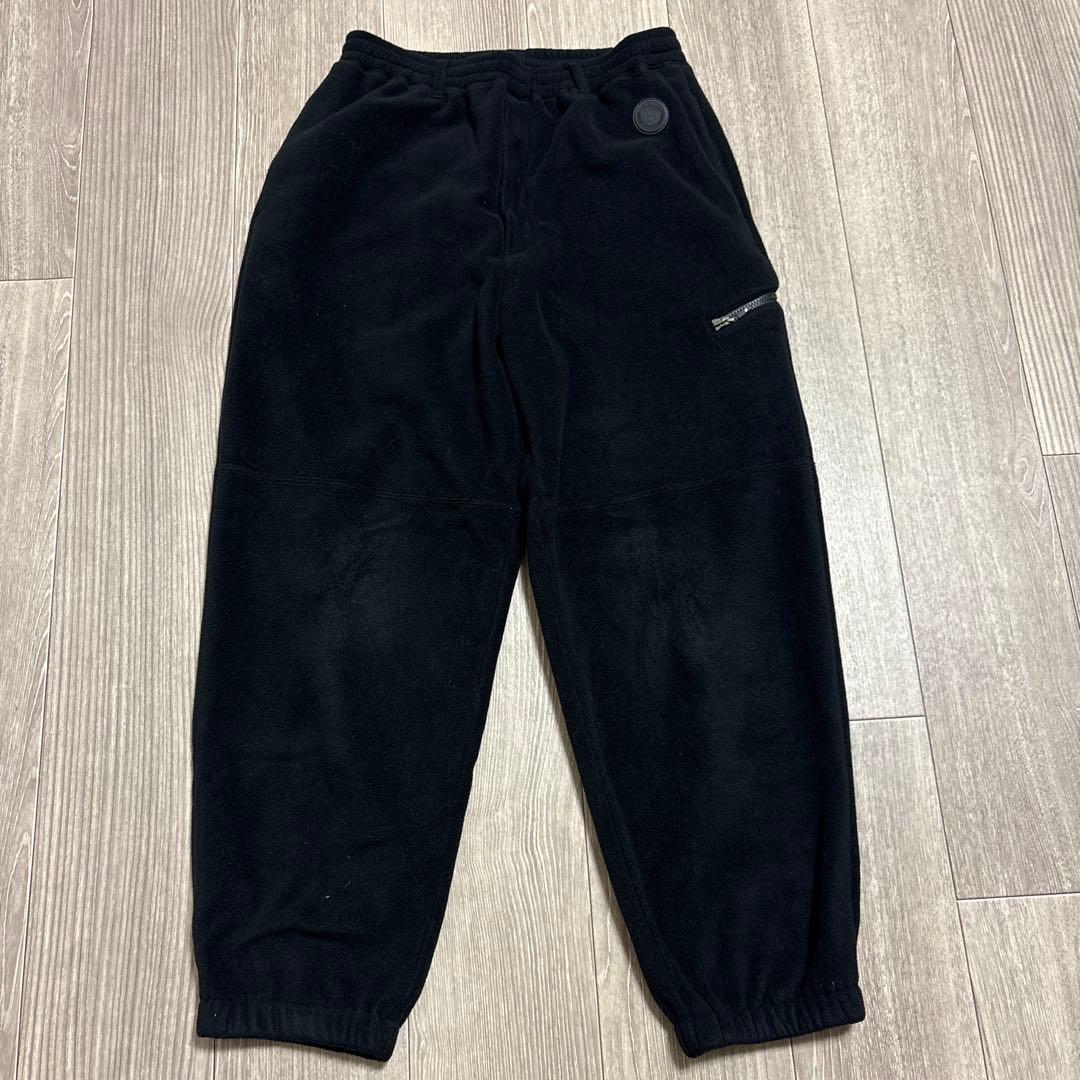 OBSIDIAN フリース スイッチング パンツ M BLACK ゴルフウェア