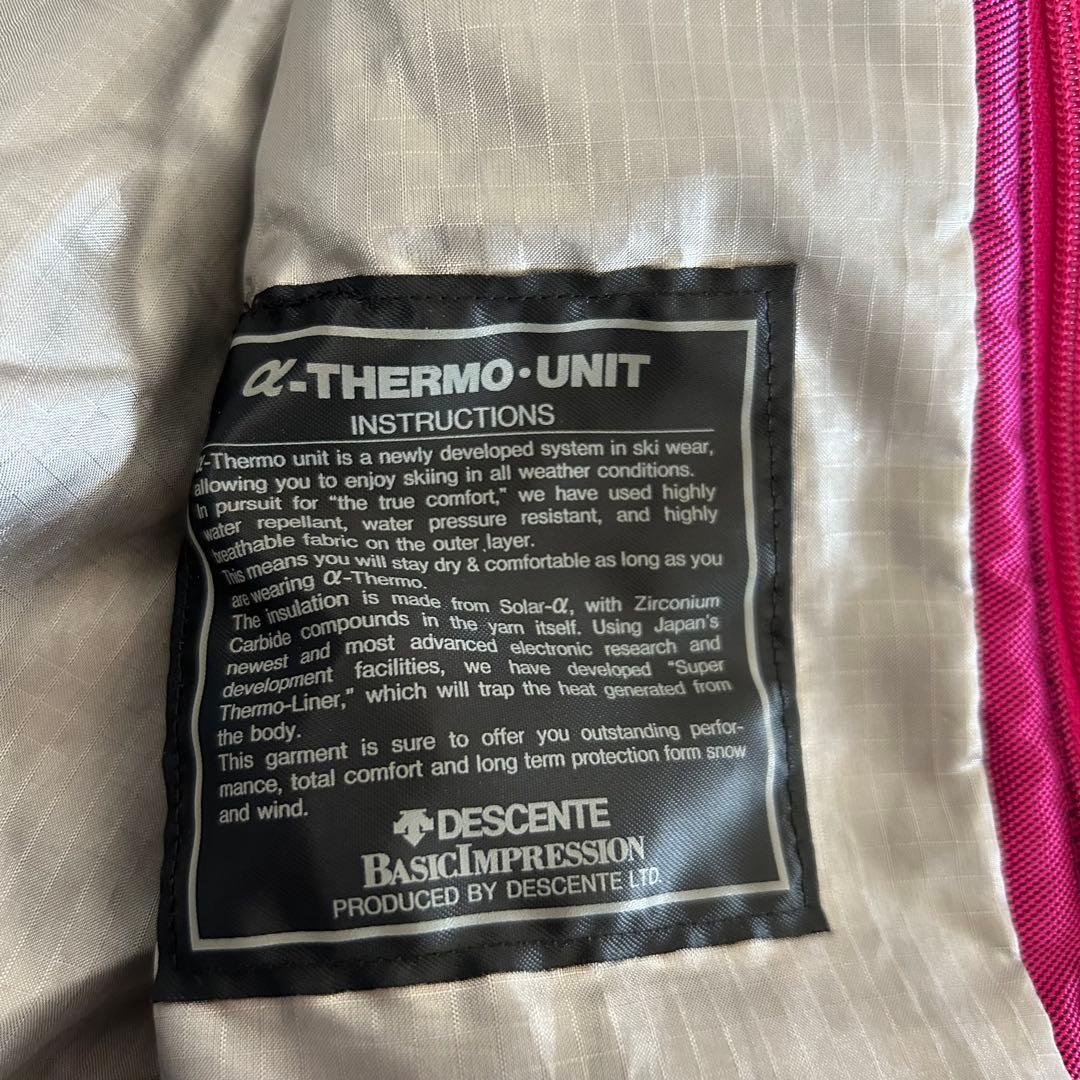 DESCENTE デサント スキーウェア 上下セット 日本製 Y2K 総柄