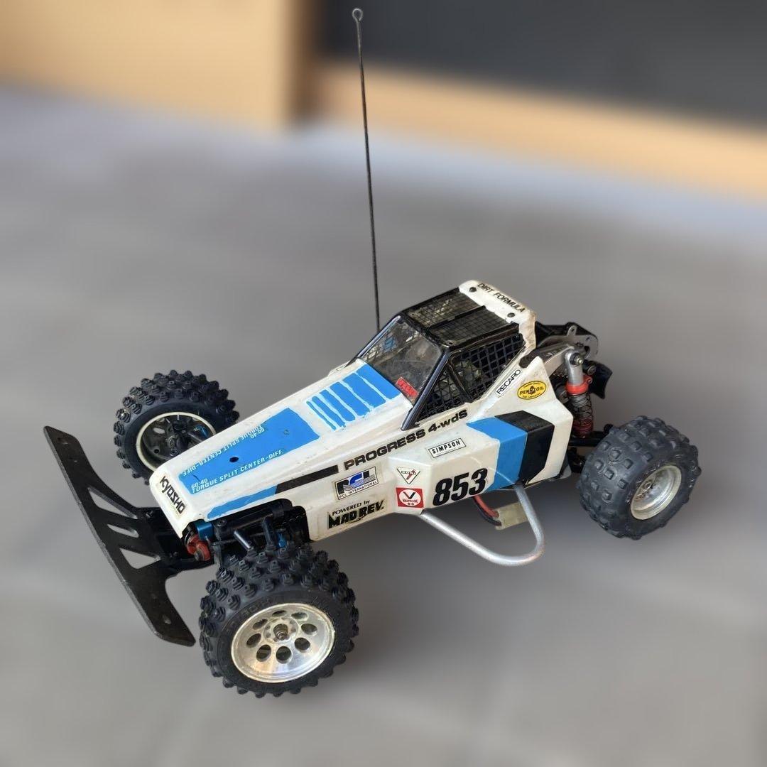 当時物♪プログレス4WS本体 電動RCラジコン京商KYOSHO　ジャンク品