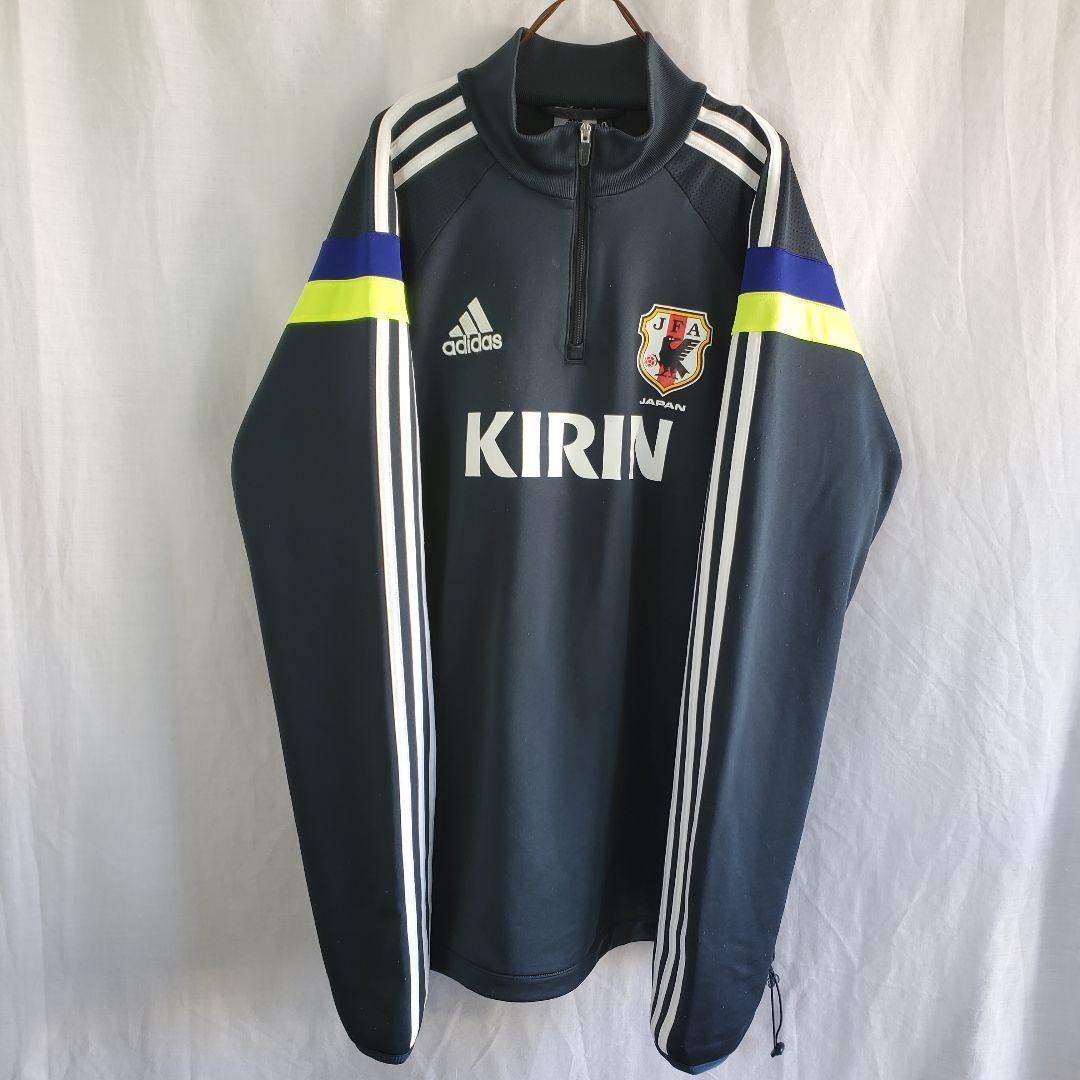 adidas アディダス 日本代表　練習用　　サムライブルー ロングTシャツ