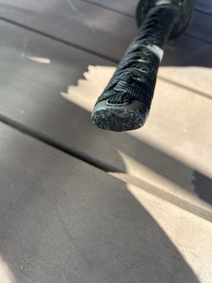 模造刀 刃無し 装飾的な鍔付き