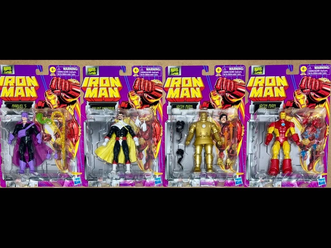 アイアンマンレトロパッケージ4体セット + シーハルク