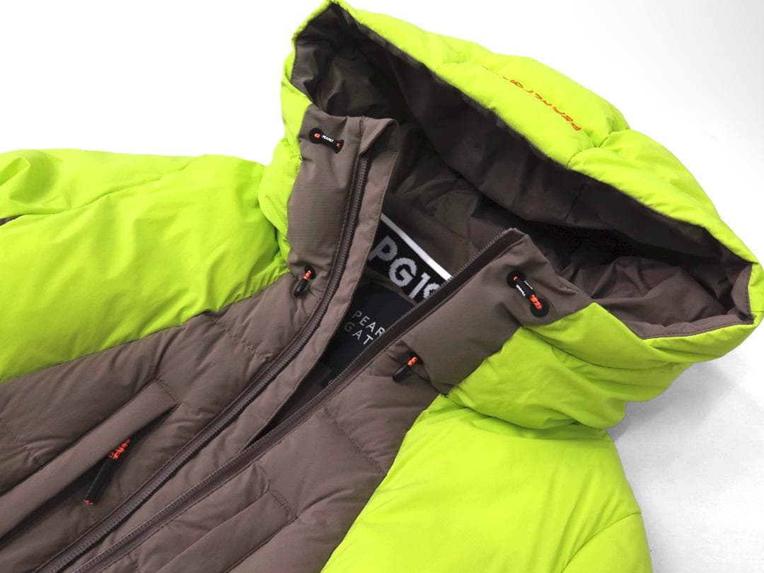 新品● パーリーゲイツ ●ナイロンストレッチポプリン フーディダウンブルゾン　S