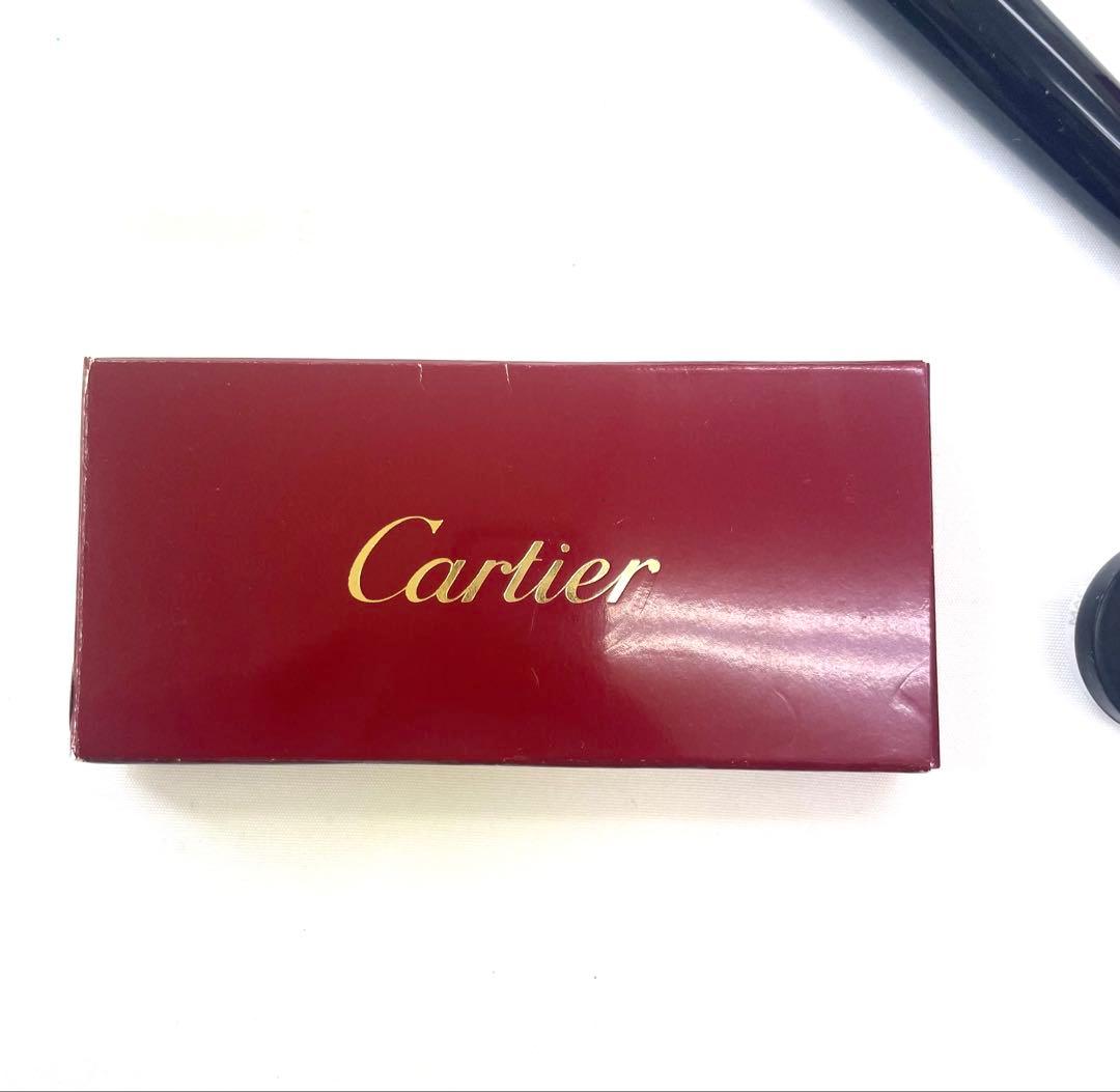 超美品　カルティエ 万年筆 ブラック ペン先 18K Au750