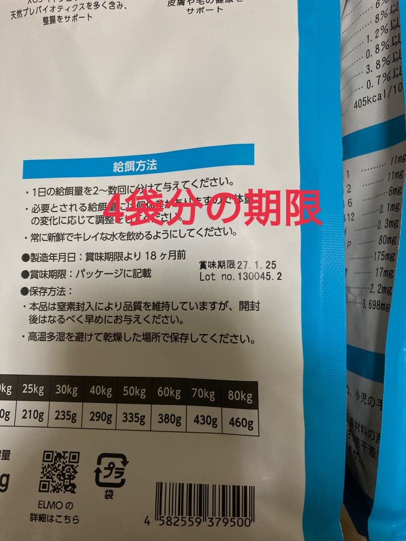 【新品未開封】ELMO リッチインチキン 15kg 全犬種
