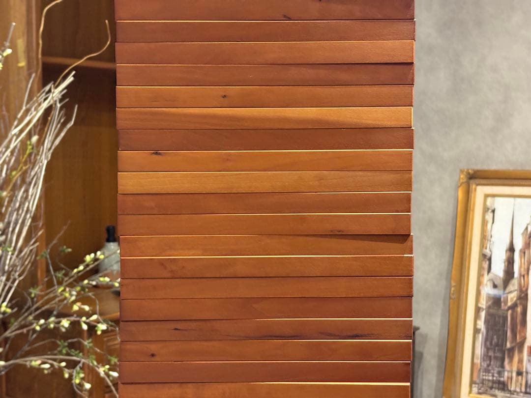 ① Jonny B 回転式CDラック　コレクションケース　ウォールナット　RZ