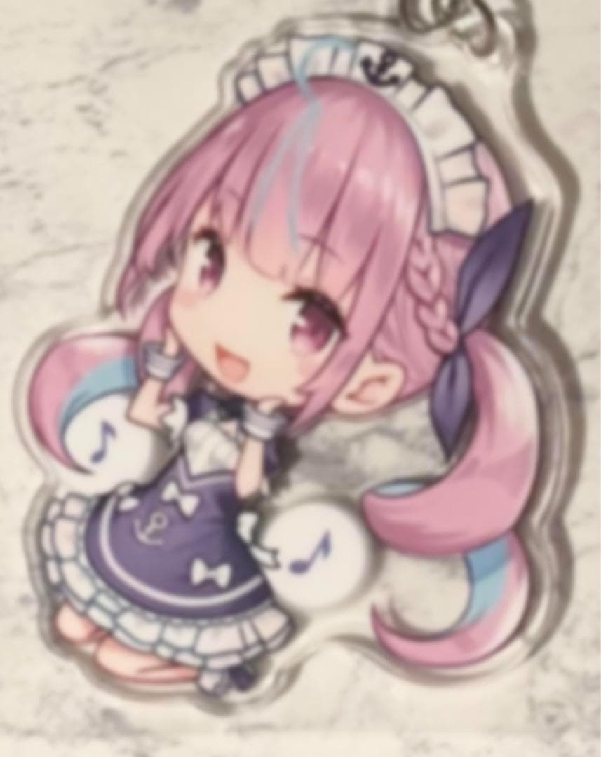 アクキー ホロライブ 湊あくあ 登録10万人記念個人ボイス アクリルキーホルダー