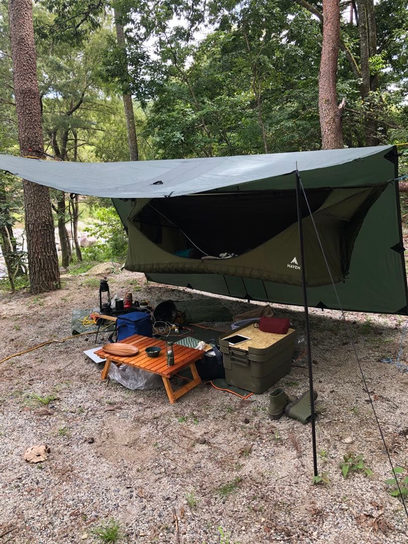 DD タープ 3.5 x 3.5　Olive green