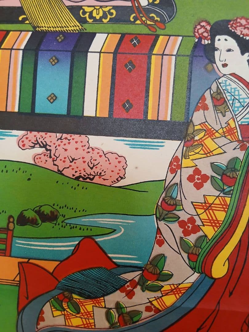 レトロ品　雛祭り　掛軸