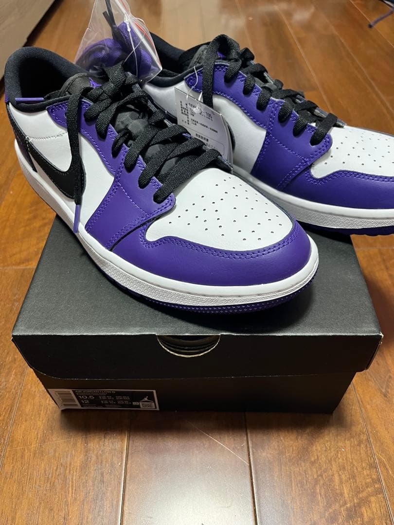 シューズ(男性用) 28.5cm Air Jordan 1 Golf Court Purple
