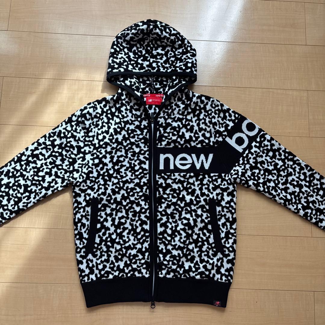 New Balance golfヒョウ柄ジャケット1
