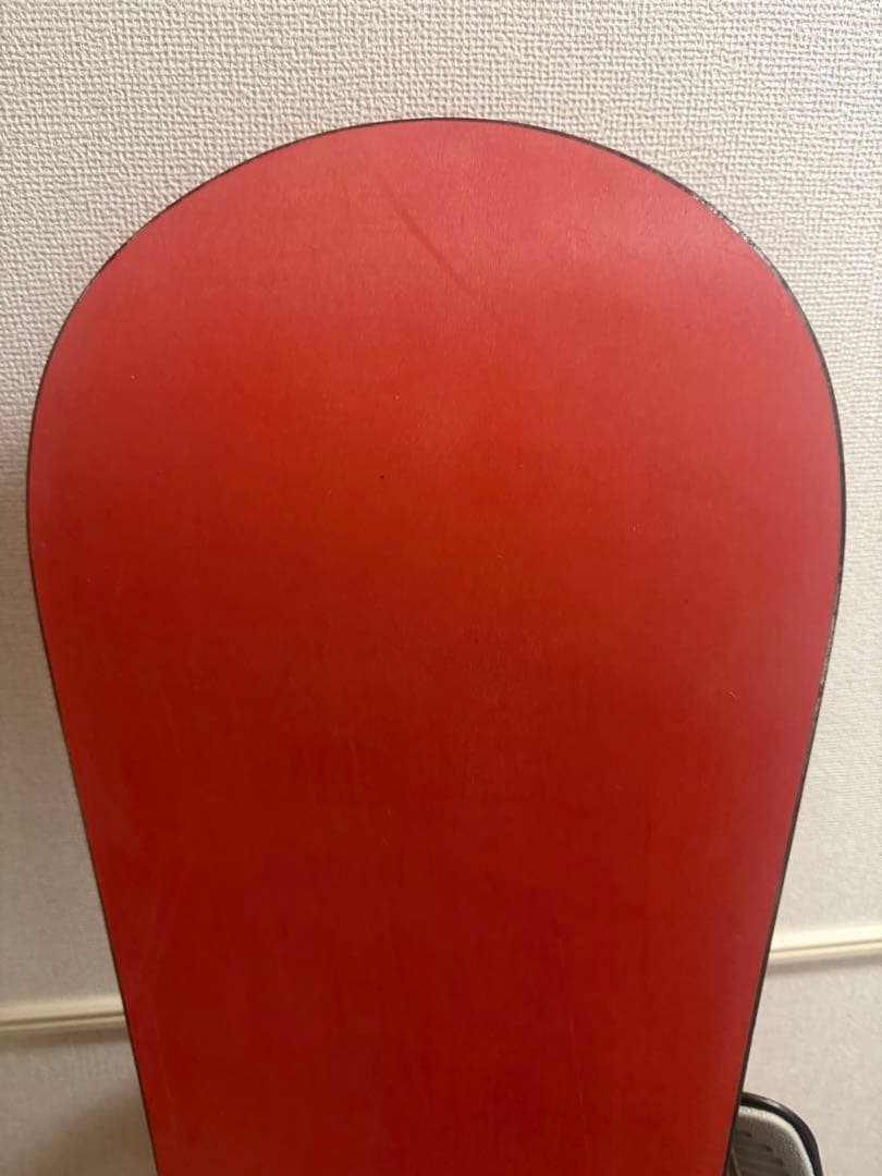 BURTON スノーボード レッド/ホワイト 156