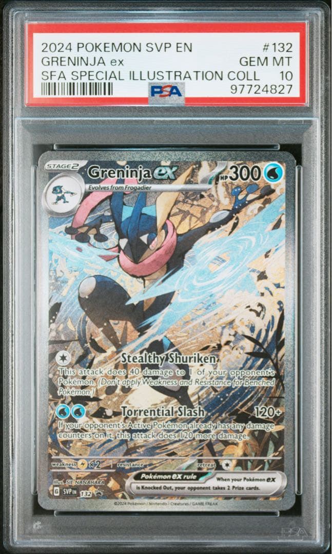 ゲッコウガex 英語版 PSA10 海外 プロモ Greninja #132
