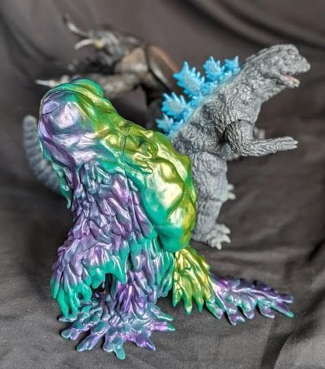 ゴジラ＆ヘドラ＆メガロ（Ｙ・ＭＳＦ）ソフビフィギュア３体セット