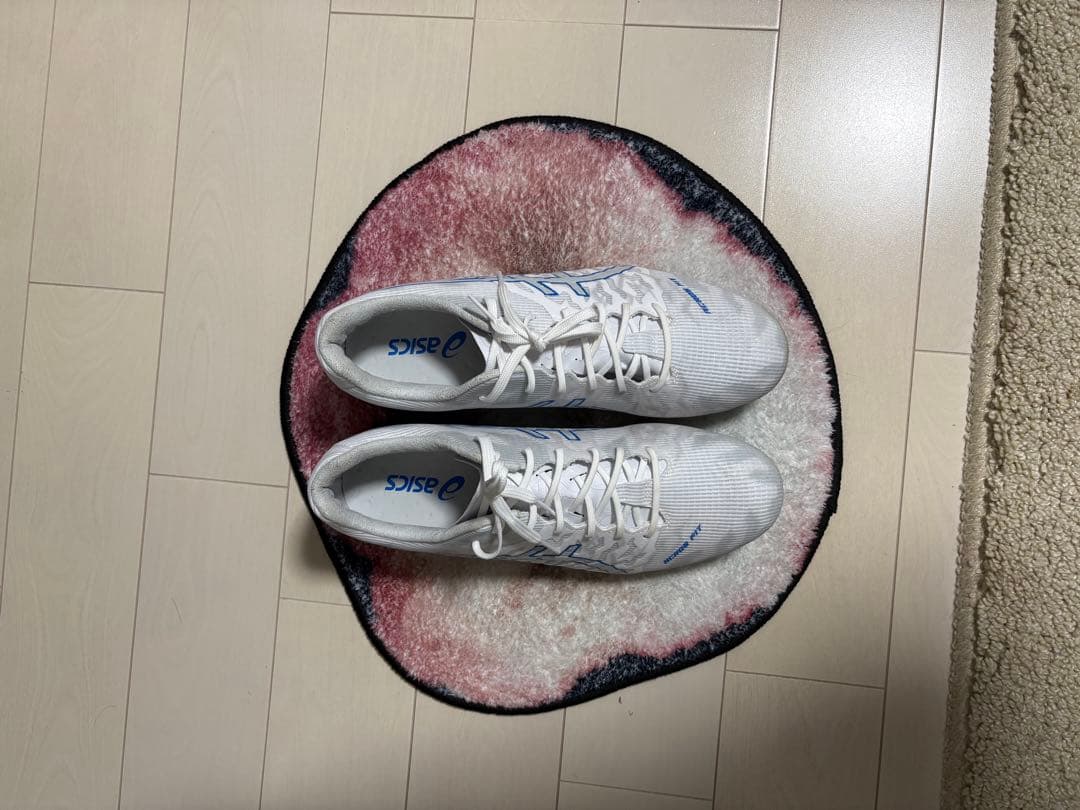 ASICS サッカーシューズ ホワイト/ブルー