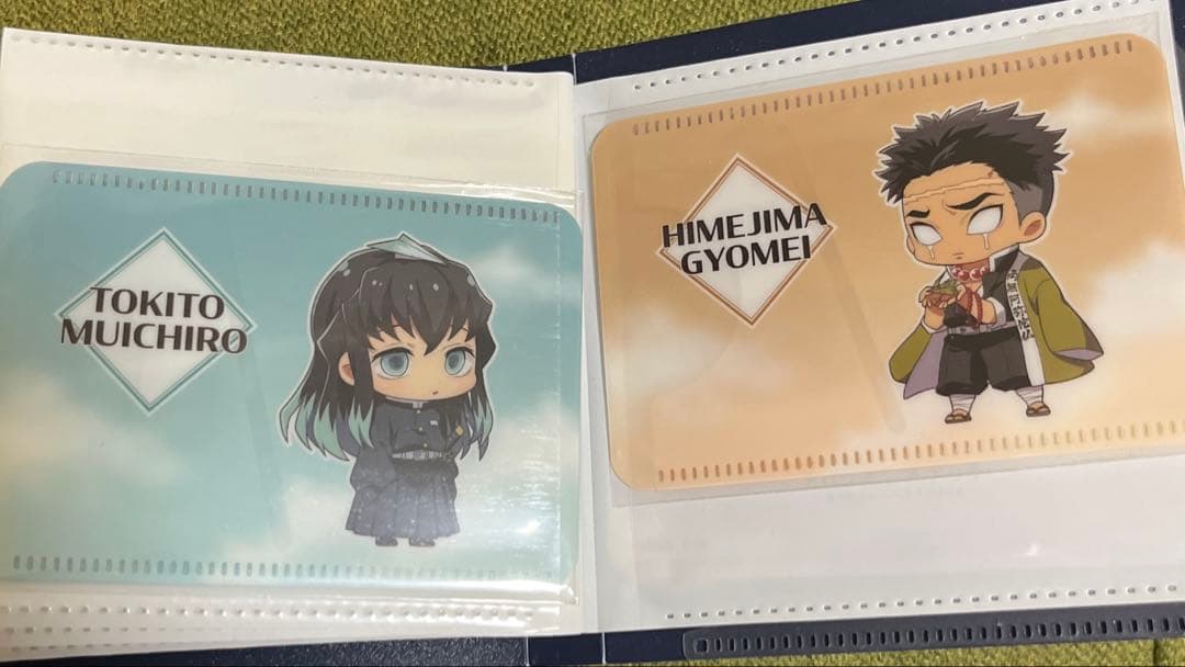 鬼滅の刃　成田アニメデッキ　パスケース　紙飛行機verフルコンプセット