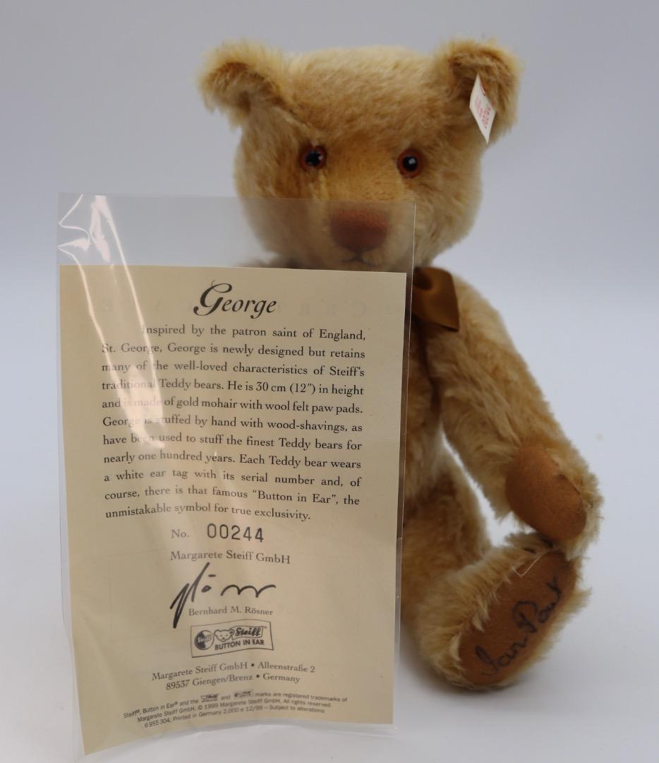 シュタイフ・テディベア e 限定2000体 Witneyの限定品