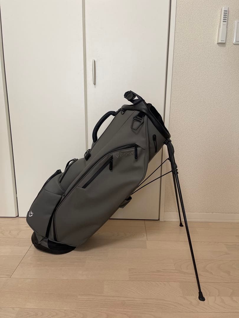 VESSEL グレー キャディバッグ　プレイヤー3.8