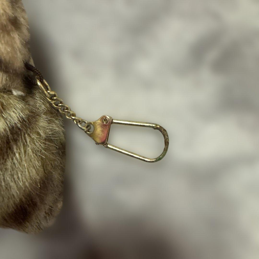 希少　タグ付　雷鳥のふる里 ぬいぐるみキーホルダー　レトロ