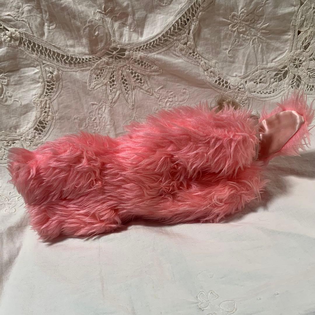 ヴィンテージ　ラバーフェイスドール　バニー　オルゴールつき