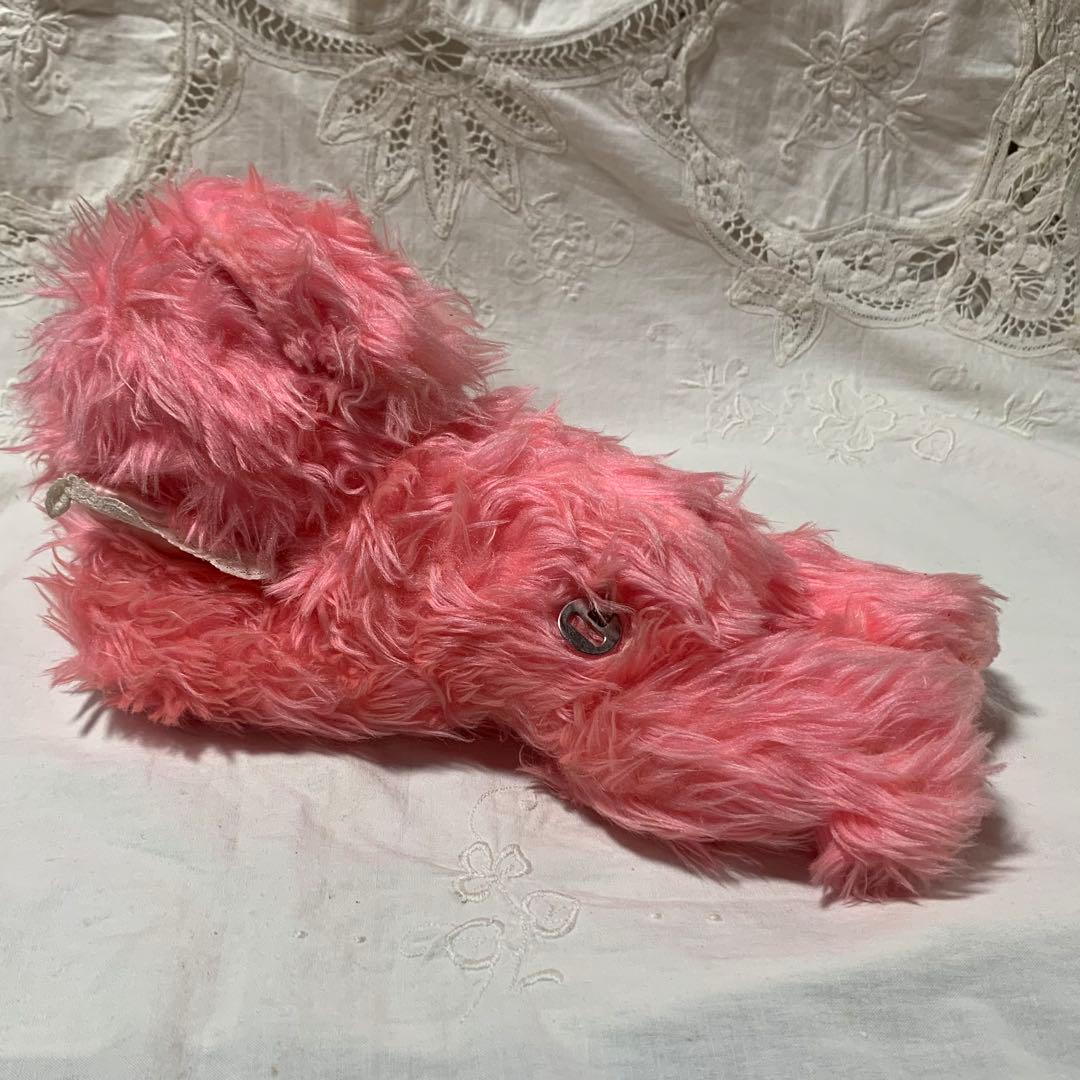 ヴィンテージ　ラバーフェイスドール　バニー　オルゴールつき