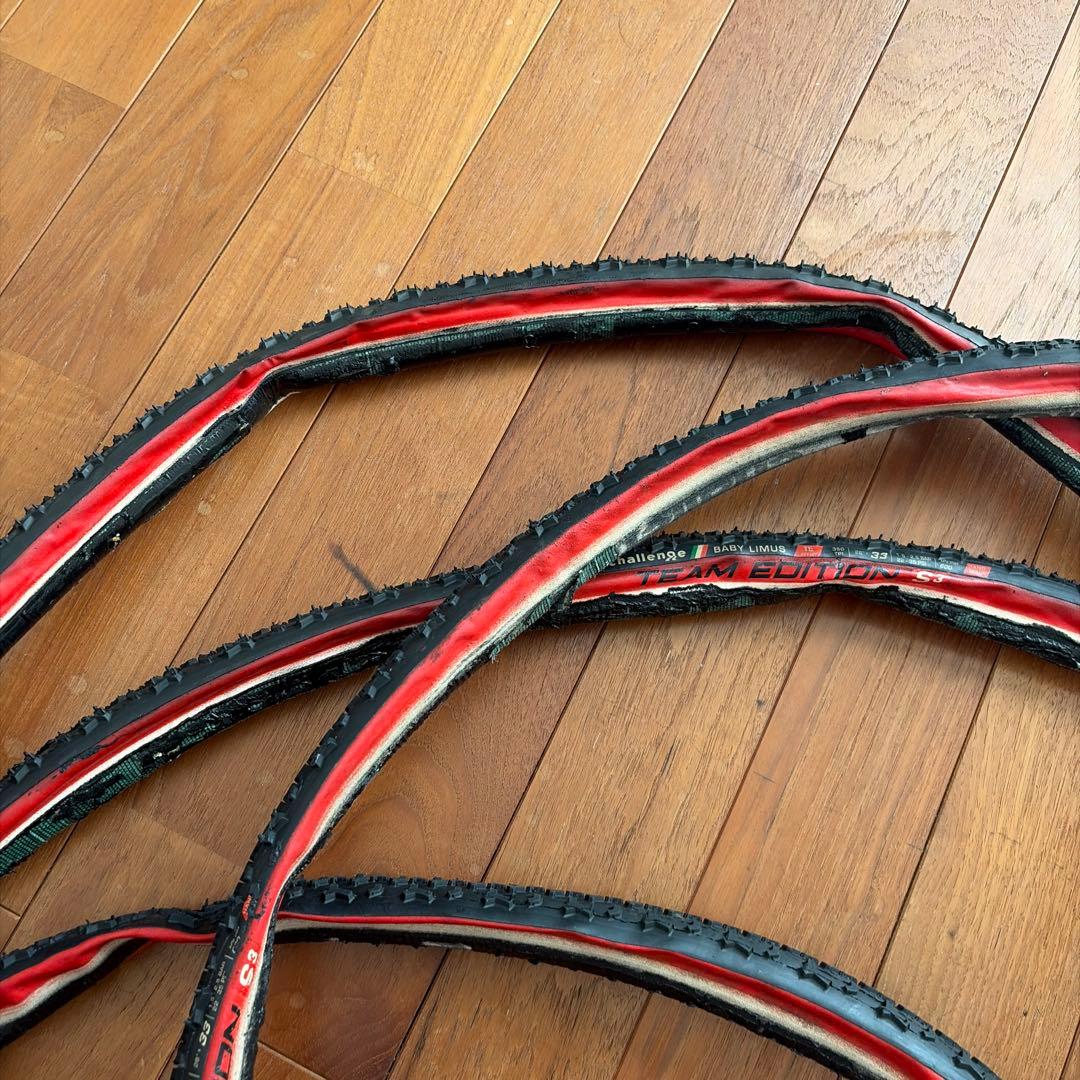 Challenge Baby Limus チューブラータイヤ　4本　中古