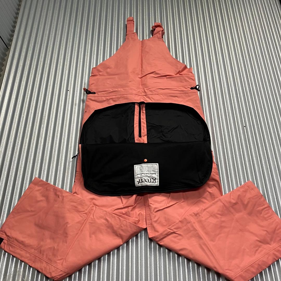 未使用　グリーンクロージング　オガジャケット　ビブパンツ　スノボウェア　上下　L