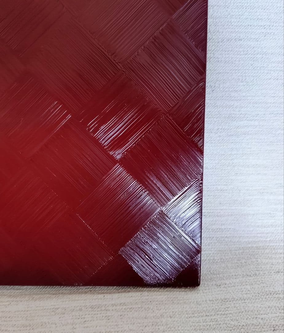 漆器 【山田平安堂】ランチョンマット刷毛目 　3枚セット